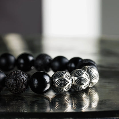 Black Mixed Nascor Bracelet I (10mm)