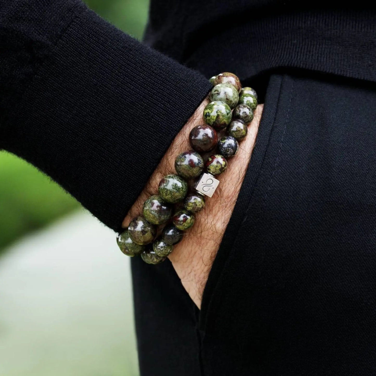 Dragon Blood Jasper Bracelet VI (8mm)