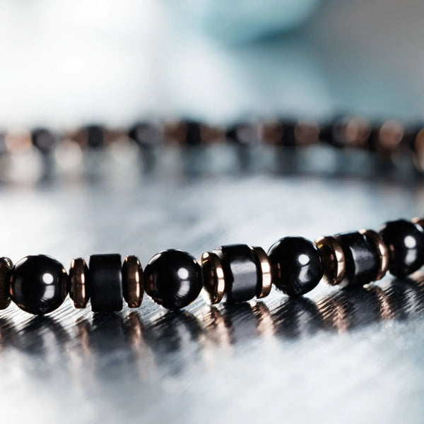 Black Onyx Bracelet V (4mm)