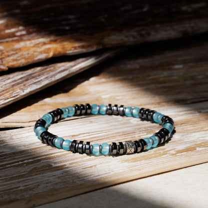 Dark Hematite Blue Bracelet I (6mm)